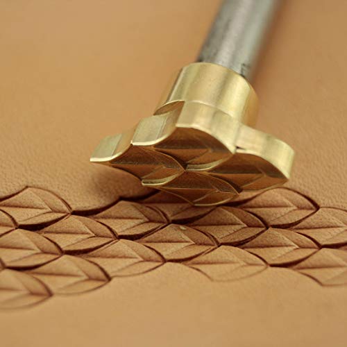 Leather Stamp Tool Dragon Scale Stamping Working Carving Punches Tools Craft Saddle Brass #228-2