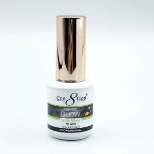 Cre8tion Glow in The Dark Soak Off Top Coat Gel Polish led uv lamp needed Curing Nail Art Nail Polish