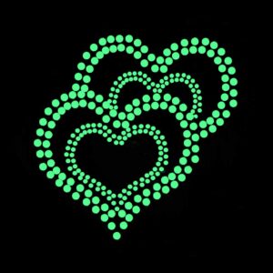 DUOFIRE 3D Domed Glow in The Dark Dots Wall or Ceiling Stickers, Glowing Ultra Bright Dots of 336Pcs,Perfect for Kids Bedding Room or Birthday Gift,Beautiful Wall Decals and Ceiling Decors