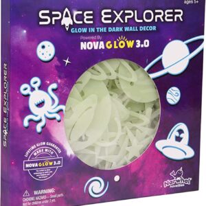 Space Themed Glow in The Dark Stars, Astronauts, Aliens, UFO's, Rockets, Planets, Comets, Asteroids, Spaceships & More! 200 Glow in The Dark Stars for Ceiling