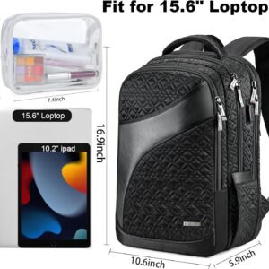 BAGNN 15.6'' Laptop Backpack for Men & Women, Birthday Gifts College Backpack with USB Charging Port, Carry on Backpack for Airplanes