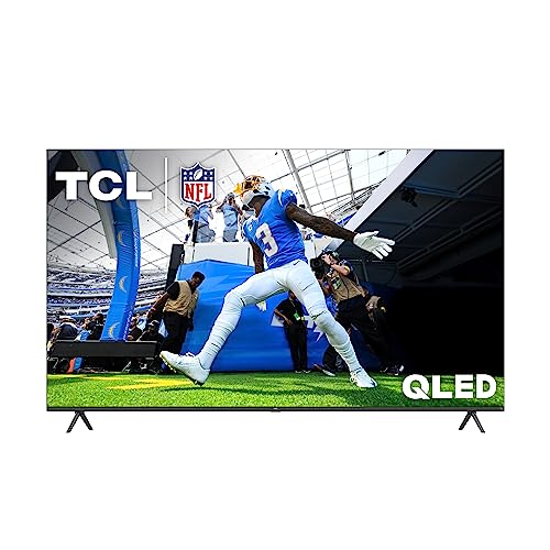 TCL 75-Inch Q6 QLED 4K Smart TV with Fire TV (75Q650F, 2023 Model) Dolby Vision, Dolby Atmos, HDR Pro+, Voice Remote with Alexa, Streaming UHD Television,Black including Built-in Amazon Alexa Remote