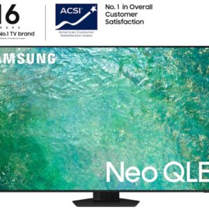 SAMSUNG QN75QN85CAFXZA 75 Inch 4K Neo QLED Smart TV with Dolby Atmos with a 7S-PS4-US1 4-Outlet Power with Omniport USB (2023)