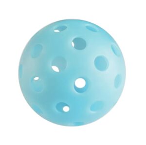 nw athletics light up pickleball balls, glow in the dark pickleball balls, glowing blue 3-pack, official size, meets usapa requirements 40 holes, standard play