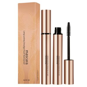 mascara and mascara curling thick smudging no long-lasting mascara beauty mascara (b1-black, one size)