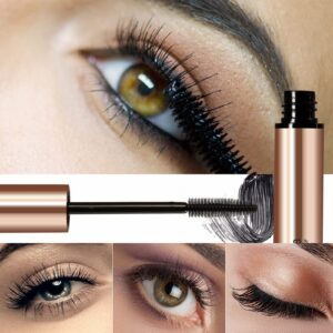 Mascara And Mascara Curling Thick Smudging No Long-lasting mascara Beauty Mascara (b1-Black, One Size)