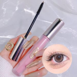 Waterproof Mascara Slender Color Mascara 3D Curling Or Slender Long Lasting Makeup Root Is Distinct Not Clumping And Without Smudging Eyelashes Mascara（B)