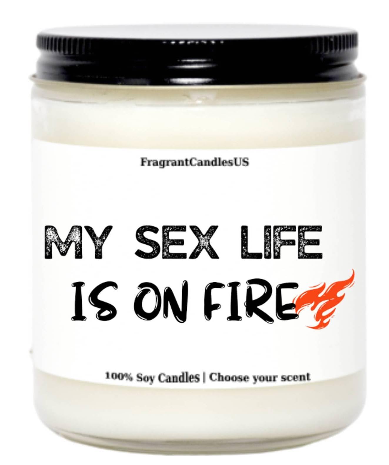 Sex Life is on fire, Sexy candles,Sexy time candles, Christmas gifts for husband, birthday gifts, BJ, birthday gifts for husband, for men, holiday gifts for him, sexy gift,romantic candle, adult gift