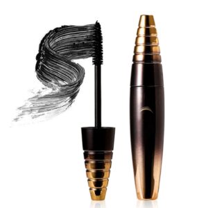 Mascara Applicators Silk Fiber Lash Mascara Natural Waterproof Smudges Proof Mascara Lengthening And Thick Long Lasting No Clumping Formula Mascara Clean (As shown, One Size)