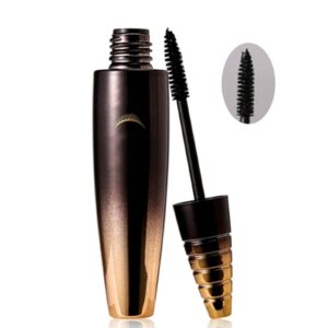 Mascara Applicators Silk Fiber Lash Mascara Natural Waterproof Smudges Proof Mascara Lengthening And Thick Long Lasting No Clumping Formula Mascara Clean (As shown, One Size)