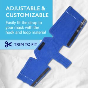 Impresa CPAP Neck Pad Cushions - Universal Headgear/Mask Head Strap Covers - Compatible with Resmed Airfit P10 / F20, Airtouch, Dreamwear and Many More Models - Reduces Face and Neck Irritation