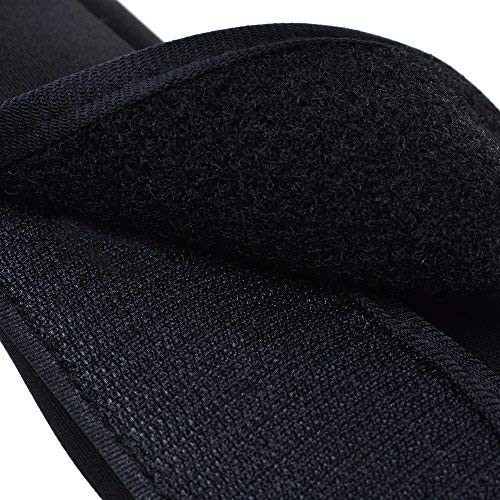 Cosmos 2 Pcs Neoprene Comfort Shoulder Strap Pads for Laptop Bag, Messenger Bag, Sport Bag, Travel Bag, Black Color, 12 Inches