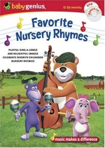 baby genius favorite nursery rhymes w/bonus music cd