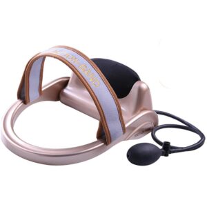 BailingDS Portable Neck Pillow for Neck Care Air Cushion Neck Traction Neck Pillow Portable Neck Neck Traction Device Cervical Neck Care Device Cervical Traction (Gold)