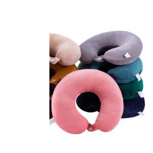 ZIFARM Bed Pillows, Random Color U-Shape Travel Pillow for Airplane Car Pillows Ring Pillow Super Soft Pillows Neck Cushion Pillow