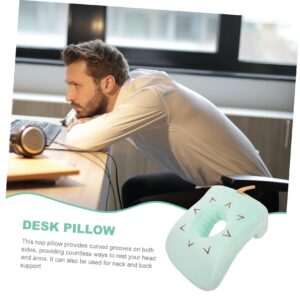 LALAFINA 2pcs nap pillow nap sleeping pillows donut pillow cushions slow rebound pillow face cradle pillow eye surgery pillows cradle cushion pillow neck pillow Memory Foam office desk