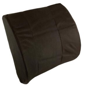 AmeriCan Goods Healthy Lumbar Support Pillow Lower Back Pain Contoured Foam Cushion for Car Office Home Computer Gaming Pillow for Back Pain Relief Improve Posture