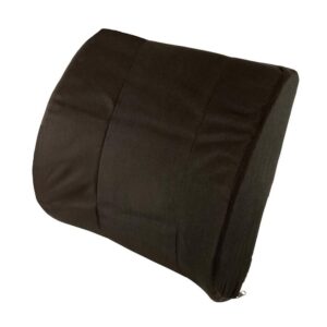 AmeriCan Goods Healthy Lumbar Support Pillow Lower Back Pain Contoured Foam Cushion for Car Office Home Computer Gaming Pillow for Back Pain Relief Improve Posture