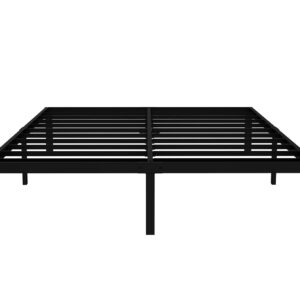 COMASACH 14 Inch King Size Bed Frame Supports up to 3500lbs, No Box Spring Needed, Platform with Heavy Sturdy Metal Steel, Easy Assembly, Under Bed Storage, Noise-Free, Non-Slip