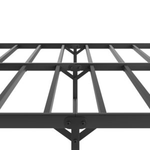 USIIN King Metal Platform Bed Frame with Headboard - Sturdy Metal Frame, Sturdy, and Noise-Free Sleep Solution