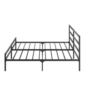 USIIN King Metal Platform Bed Frame with Headboard - Sturdy Metal Frame, Sturdy, and Noise-Free Sleep Solution