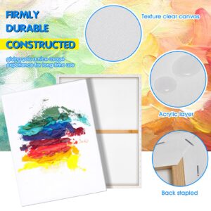 Sherr 6 Pieces 24 x 36 Inch Cotton Blank Canvas for Painting Stretched Canvas Painting Canvas for Oil Paint Acrylics