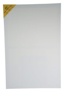 sax quality stretched canvas, 24 x 36 inches, white