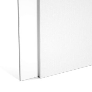 GOTIDEAL Bulk Canvases for Painting, 11x14 inch Value Pack of 20, Gesso Primed White Blank Canvas Boards - 100% Cotton Art Supplies Canvas Panel for Acrylic Paint, Pouring, Oil Paint, Gouache