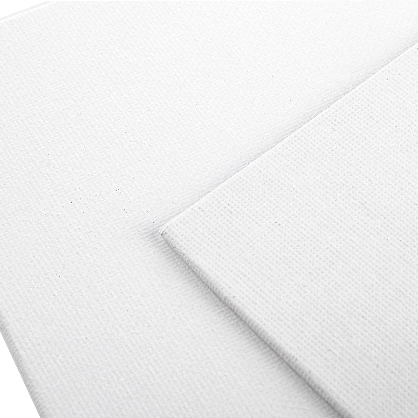 Tosnail 36 Packs 6" x 6" Artist Painting Canvas Panels White Blank Stretched Canvas Canvas Board Small Paint Canvases for Oil or Acrylic Painting Party