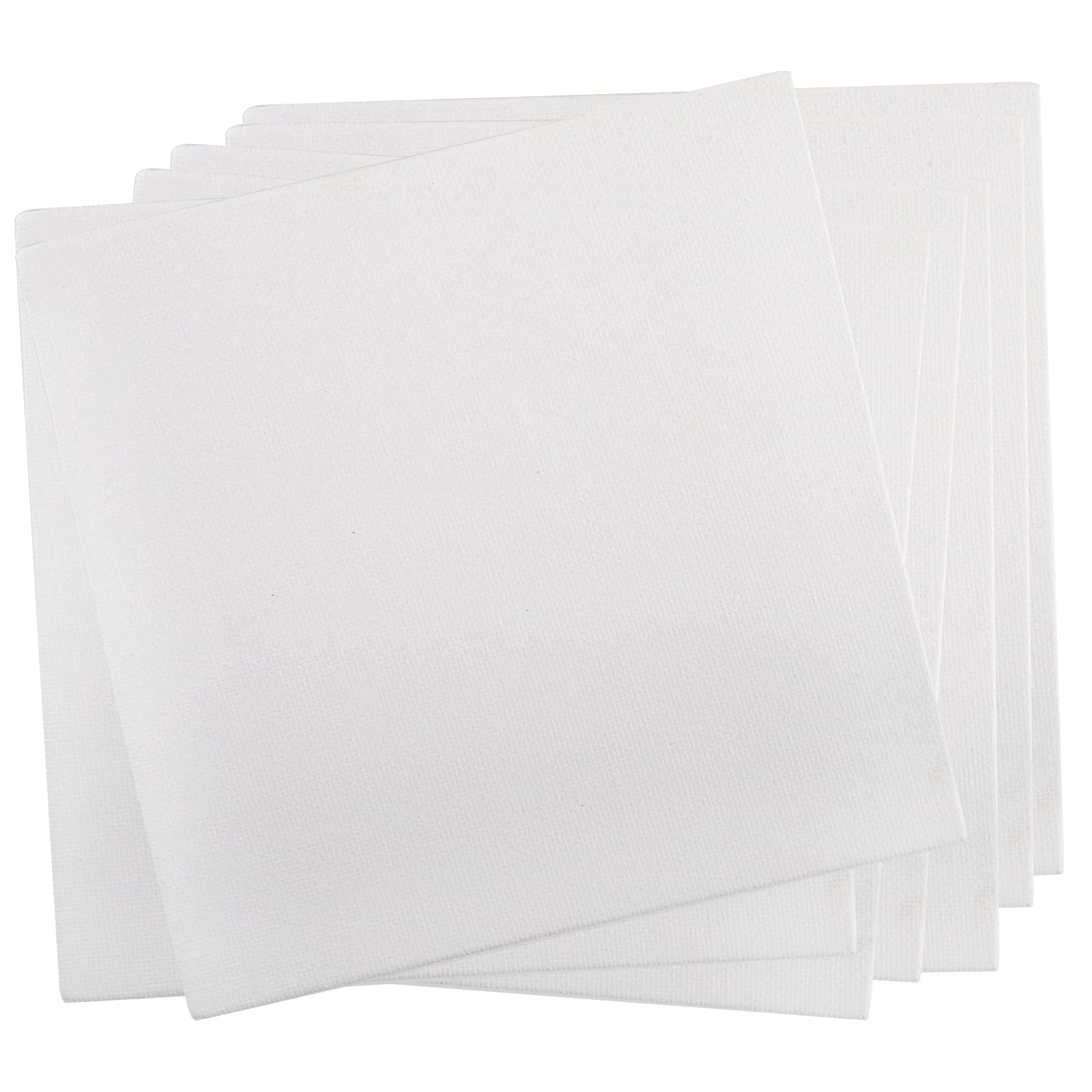 Tosnail 36 Packs 6" x 6" Artist Painting Canvas Panels White Blank Stretched Canvas Canvas Board Small Paint Canvases for Oil or Acrylic Painting Party