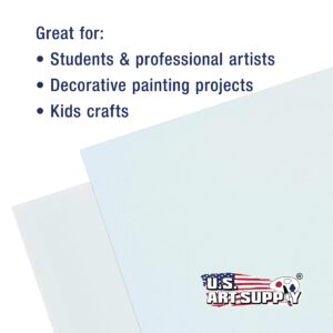 US Art Supply 6 X 6 inch Professional Artist Quality Acid Free Canvas Panel Boards 24-Pack (1 Full Case of 24 Single Canvas Panel Boards)