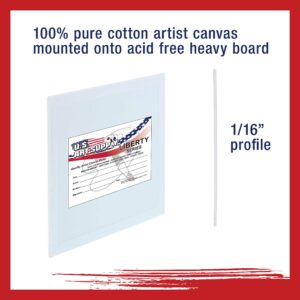 US Art Supply 6 X 6 inch Professional Artist Quality Acid Free Canvas Panel Boards 24-Pack (1 Full Case of 24 Single Canvas Panel Boards)