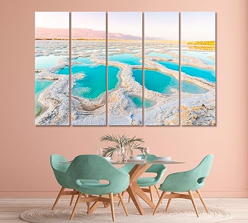 Dead Sea Coast Canvas Print 1 Panel / 36x24 inches