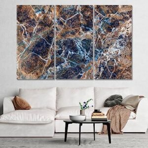 Natural Marble Stone Canvas Print 5 Panels / 36x24 inches