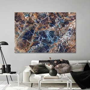 Natural Marble Stone Canvas Print 5 Panels / 36x24 inches