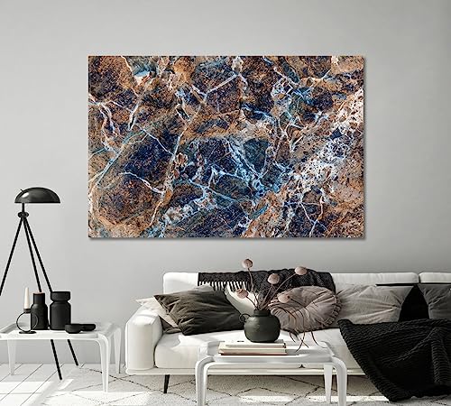 Natural Marble Stone Canvas Print 5 Panels / 36x24 inches