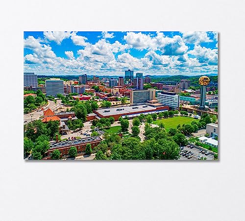 Downtown Knoxville Tennessee USA Canvas Print 3 Panels / 36x24 inches