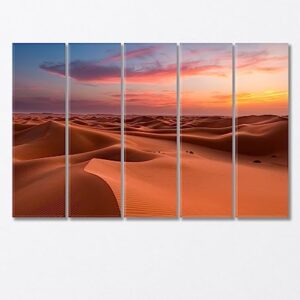 Sand Dunes in Liwa UAE Canvas Print 1 Panel / 36x24 inches