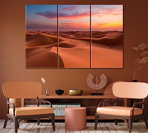 Sand Dunes in Liwa UAE Canvas Print 1 Panel / 36x24 inches