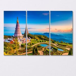 Doi Inthanon National Park Thailand Canvas Print 3 Panels / 36x24 inches