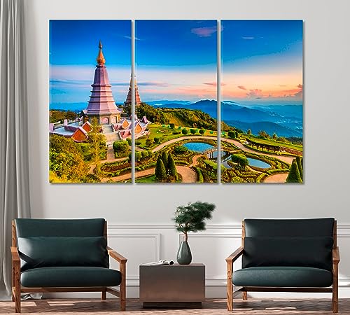 Doi Inthanon National Park Thailand Canvas Print 3 Panels / 36x24 inches