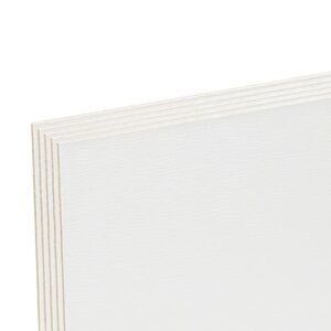 Creative Mark ArtBites Canvas Textured Boards 5-Pack - 2.3mm Stock Board Mounted Mini Canvases for Painting, Sketching, Printing & More! - 5x7