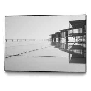 giant art canvas 36x24 on the deck framed in white