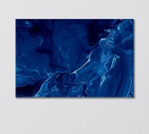 abstract ocean canvas print 1 panel / 36x24 inches