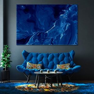 Abstract Ocean Canvas Print 1 Panel / 36x24 inches