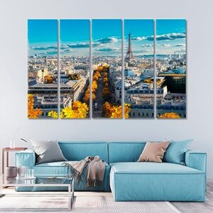 Autumn in Paris Canvas Print 1 Panel / 36x24 inches