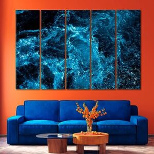 Wild Ocean Waves Canvas Print 1 Panel / 36x24 inches