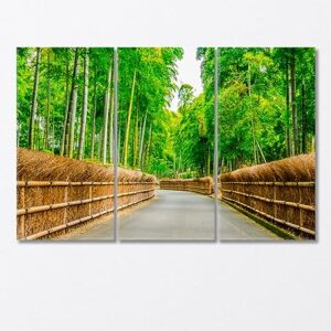 Bamboo Forest Canvas Print 1 Panel / 36x24 inches