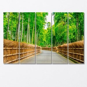 Bamboo Forest Canvas Print 1 Panel / 36x24 inches