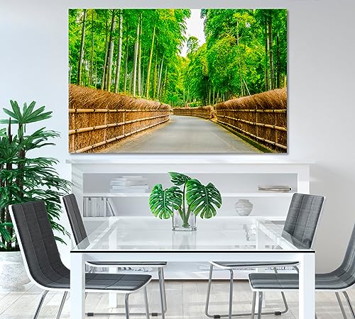 Bamboo Forest Canvas Print 1 Panel / 36x24 inches